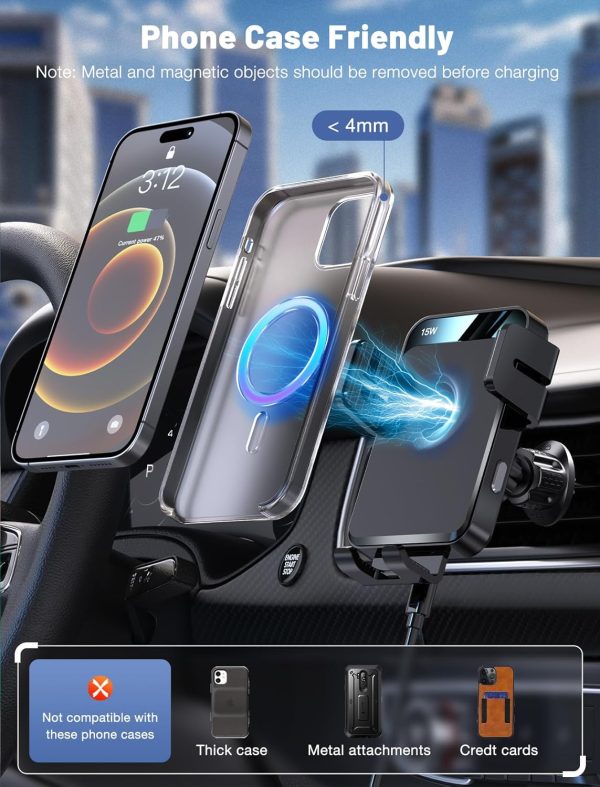 Wireless Car Charger & Holder - Image 2