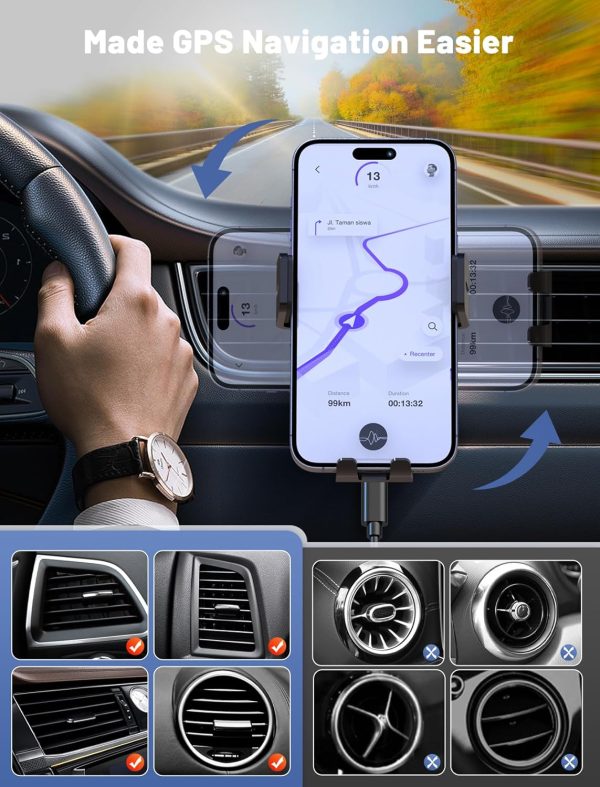 Wireless Car Charger & Holder - Image 3