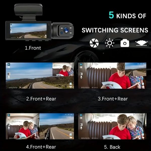 1080P Dual Camera Dash Camera - Image 2